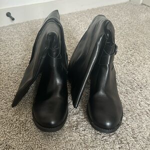 Style & Co Black Over the Knee Boots Sleek Design